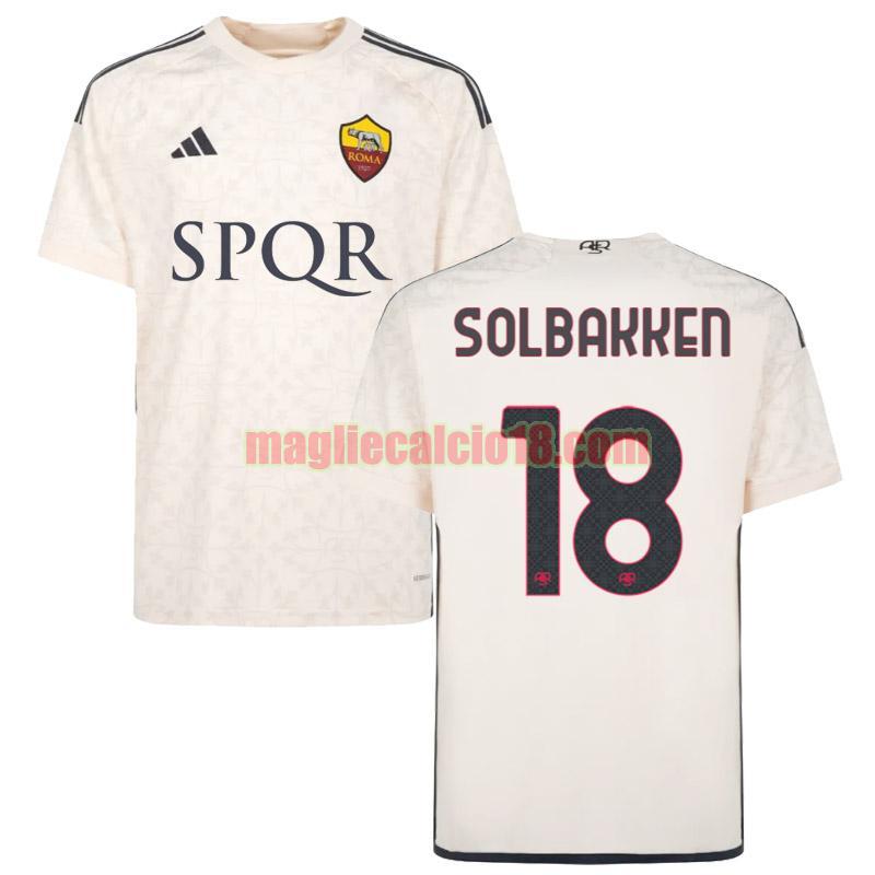 maglia as roma 2023-2024 solbakken seconda