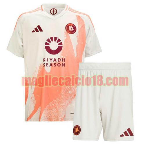 maglia as roma 2024-2025 bambino seconda