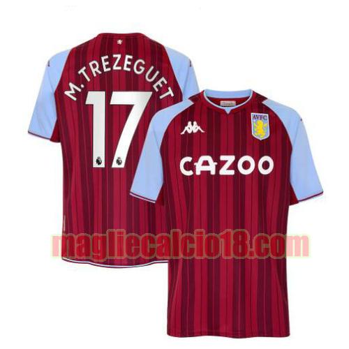 maglia aston villa 2021-2022 prima trezeguet 17