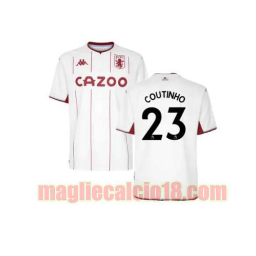 maglia aston villa 2021-2022 seconda coutinho 23