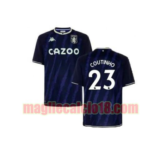 maglia aston villa 2021-2022 terza coutinho 23