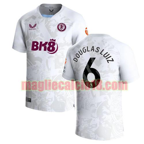 maglia aston villa 2023-2024 douglas luiz 6 seconda