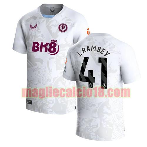 maglia aston villa 2023-2024 j. ramsey 41 seconda