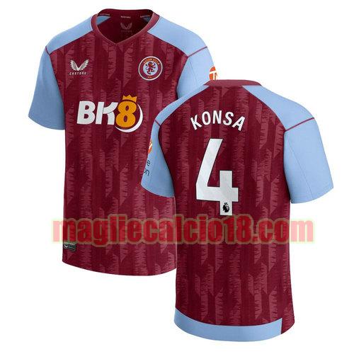 maglia aston villa 2023-2024 konsa 4 prima