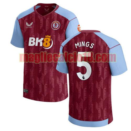 maglia aston villa 2023-2024 mings 5 prima