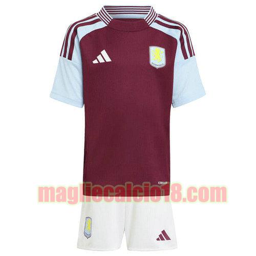 maglia aston villa 2024-2025 bambino prima