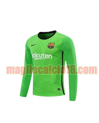 maglia barcellona 2020-2021 portiere verde manica lunga