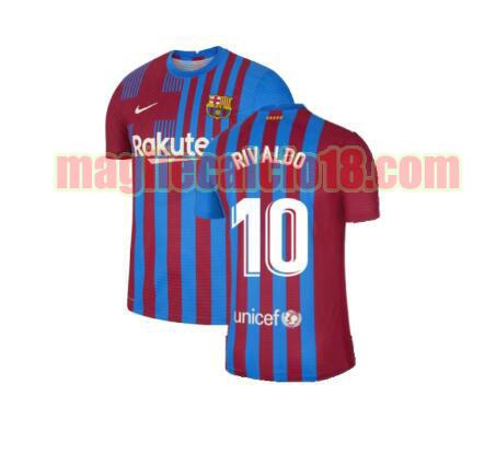 maglia barcellona 2021-2022 prima rivaldo 10