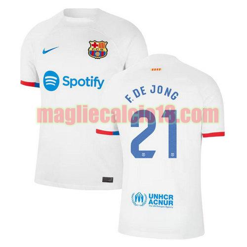 maglia barcellona 2023-2024 f. de jong 21 seconda