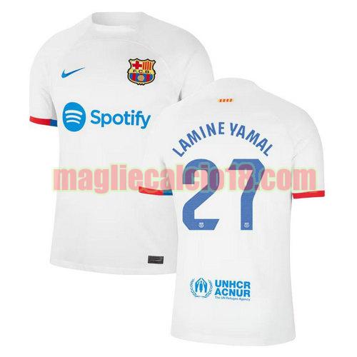 maglia barcellona 2023-2024 lamine yamal 27 seconda