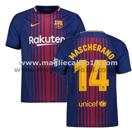 maglia barcellona Mascherano prima divisa 2018-2018