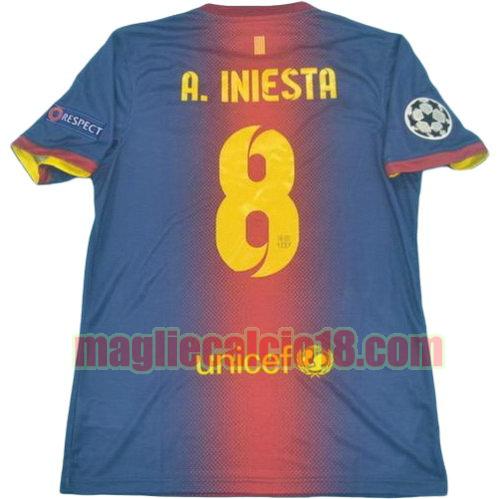 maglia barcellona lfp 2012-2013 prima divisa a.iniesta 8