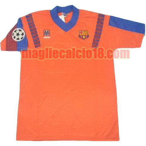 maglia barcellona uefa 1992 seconda divisa manica corta