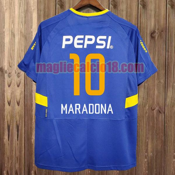 maglia boca juniors 2003-2004 prima divisa blumaradona 10