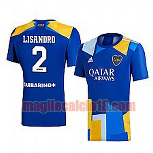 maglia boca juniors 2021-2022 prima lisandro lopez 2