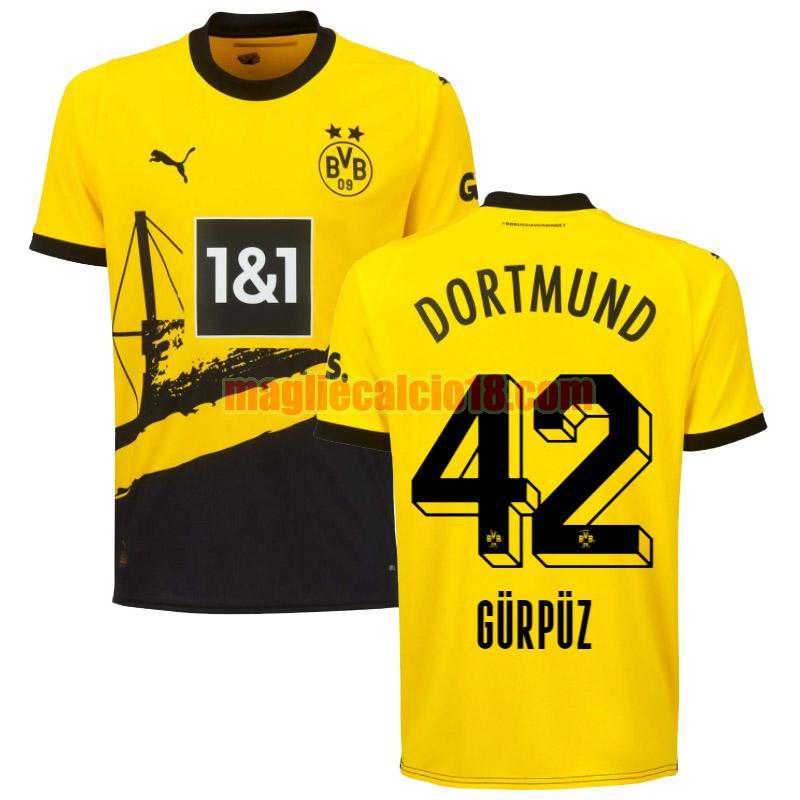 maglia borussia dortmund 2023-2024 gurpuz 42 prima