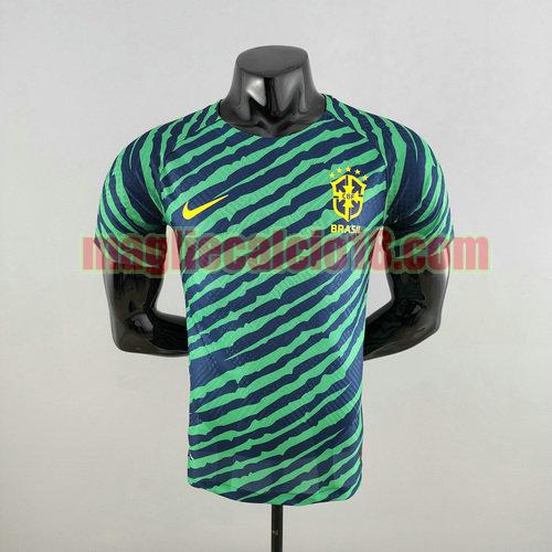 maglia brasile 2022-2023 special edition player version verde blu