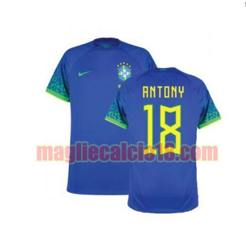 maglia brasile 2022 seconda antony 18