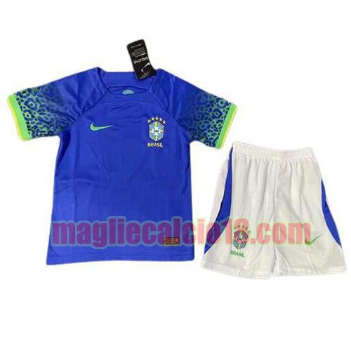 maglia brasile 2022 seconda bambino