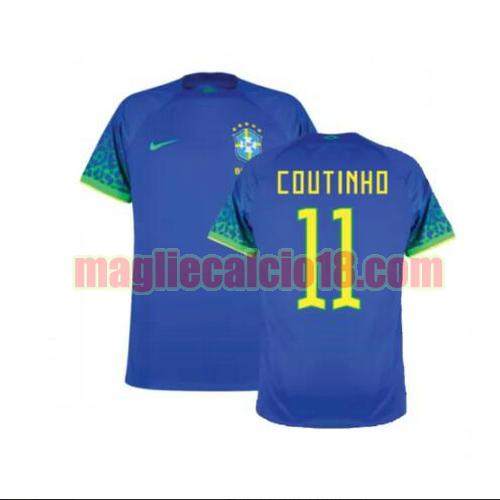 maglia brasile 2022 seconda coutinho 11