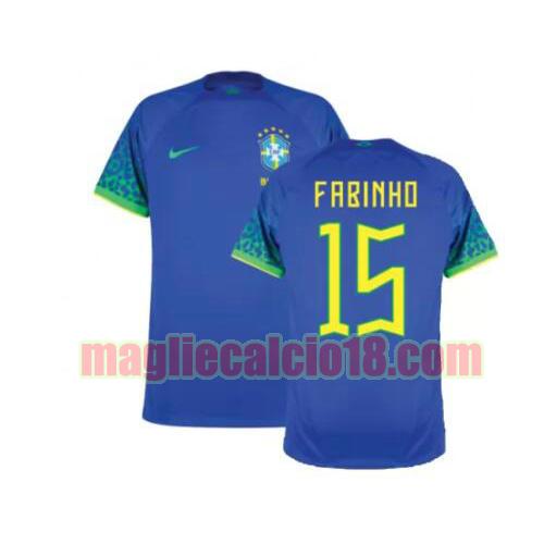 maglia brasile 2022 seconda fabinho 15