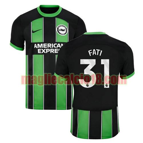 maglia brighton & hove albion f.c. 2023-2024 fati 31 seconda