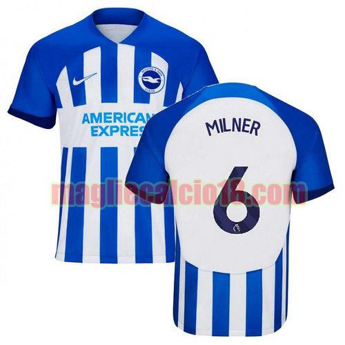 maglia brighton & hove albion f.c. 2023-2024 milner 6 prima