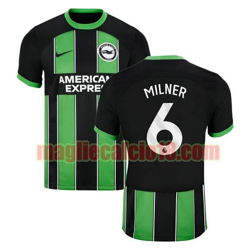 maglia brighton & hove albion f.c. 2023-2024 milner 6 seconda