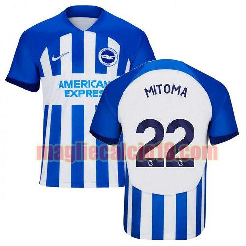 maglia brighton & hove albion f.c. 2023-2024 mitoma 22 prima