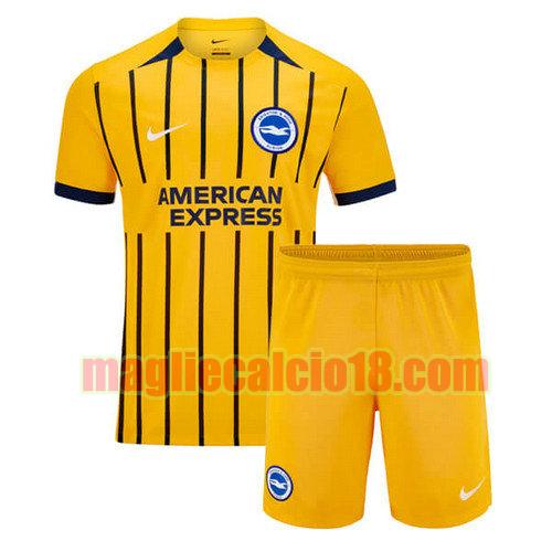 maglia brighton & hove albion f.c. 2024-2025 bambino seconda