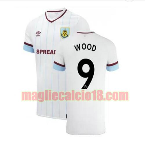 maglia burnley fc 2021-2022 seconda wood 9