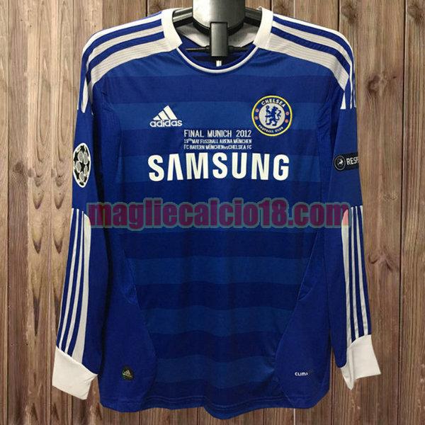 maglia chelsea 2011-2012 prima divisa blu manica lunga