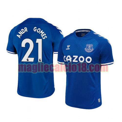 maglia everton 2020-2021 prima andre gomes 21