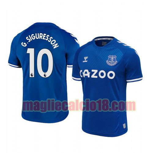 maglia everton 2020-2021 prima gylfi siguresson 10