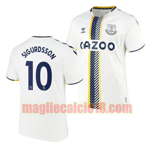 maglia everton 2021-2022 terza gylfi sigurdsson 10