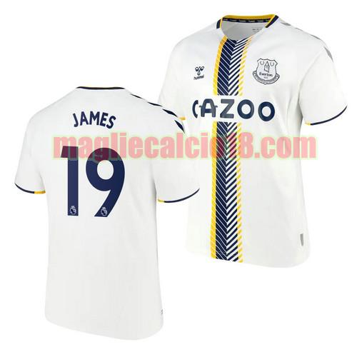 maglia everton 2021-2022 terza james rodriguez 19