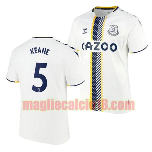 maglia everton 2021-2022 terza michael keane 5