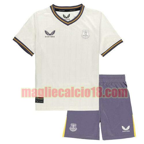 maglia everton 2024-2025 bambino terza