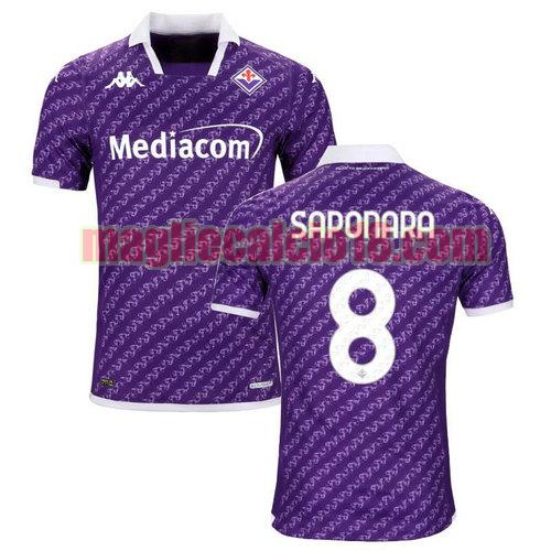 maglia fiorentina 2023-2024 saponara 8 prima