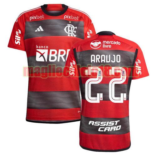 maglia flamengo 2023-2024 araujo 22 prima