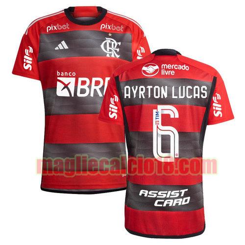 maglia flamengo 2023-2024 ayrton lucas 6 prima