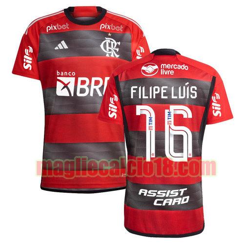 maglia flamengo 2023-2024 filipe luis 16 prima