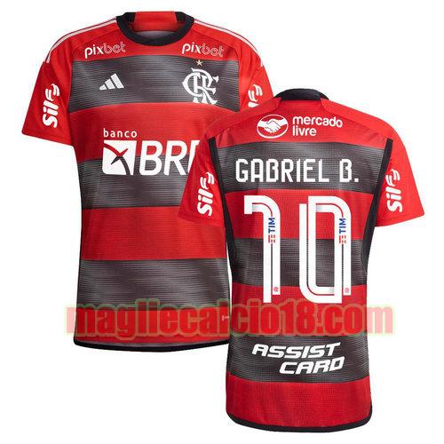 maglia flamengo 2023-2024 gabriel b 10 prima