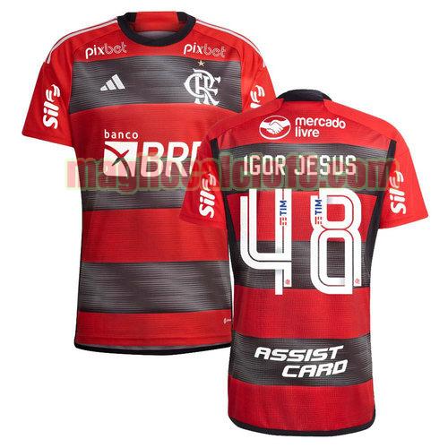 maglia flamengo 2023-2024 igor jesus 48 prima