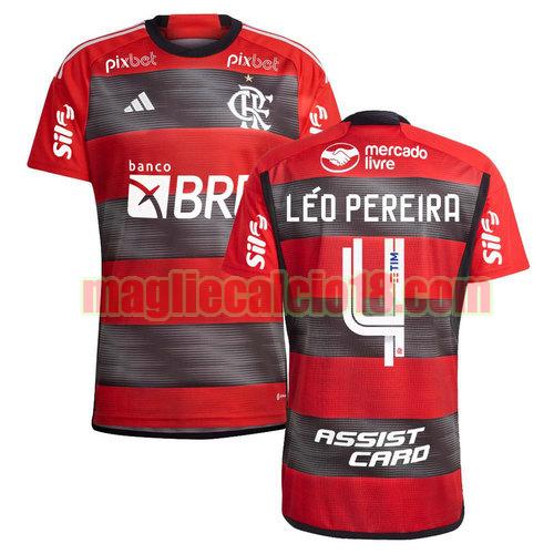 maglia flamengo 2023-2024 leo pereira 4 prima