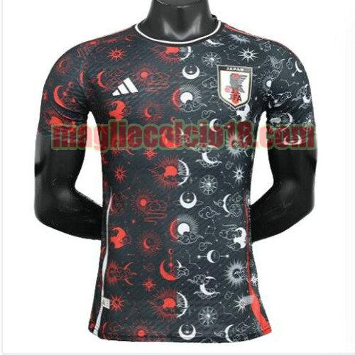 maglia giappone 2024-2025 nero rosso player version sun and moon special edition