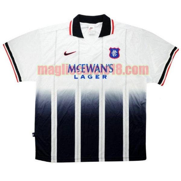 maglia glasgow rangers 1997-1999 seconda divisa bianca