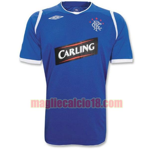 maglia glasgow rangers 2008-2009 prima divisa blu