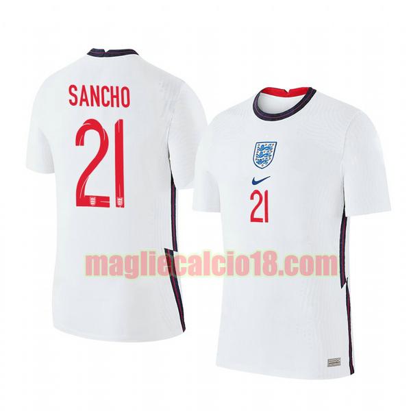 maglia inghilterra 2020-2021 prima jadon sancho 21