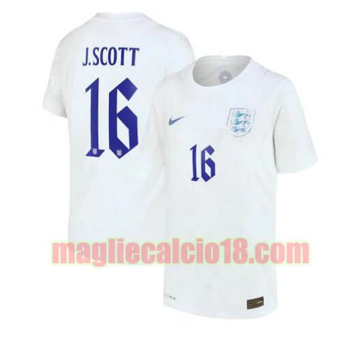 maglia inghilterra 2022-2023 prima j.scott 16